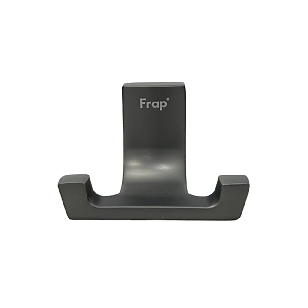 Крючок двойной Frap F30605-29 для ванной комнаты, нержавеющая сталь, оружейная сталь