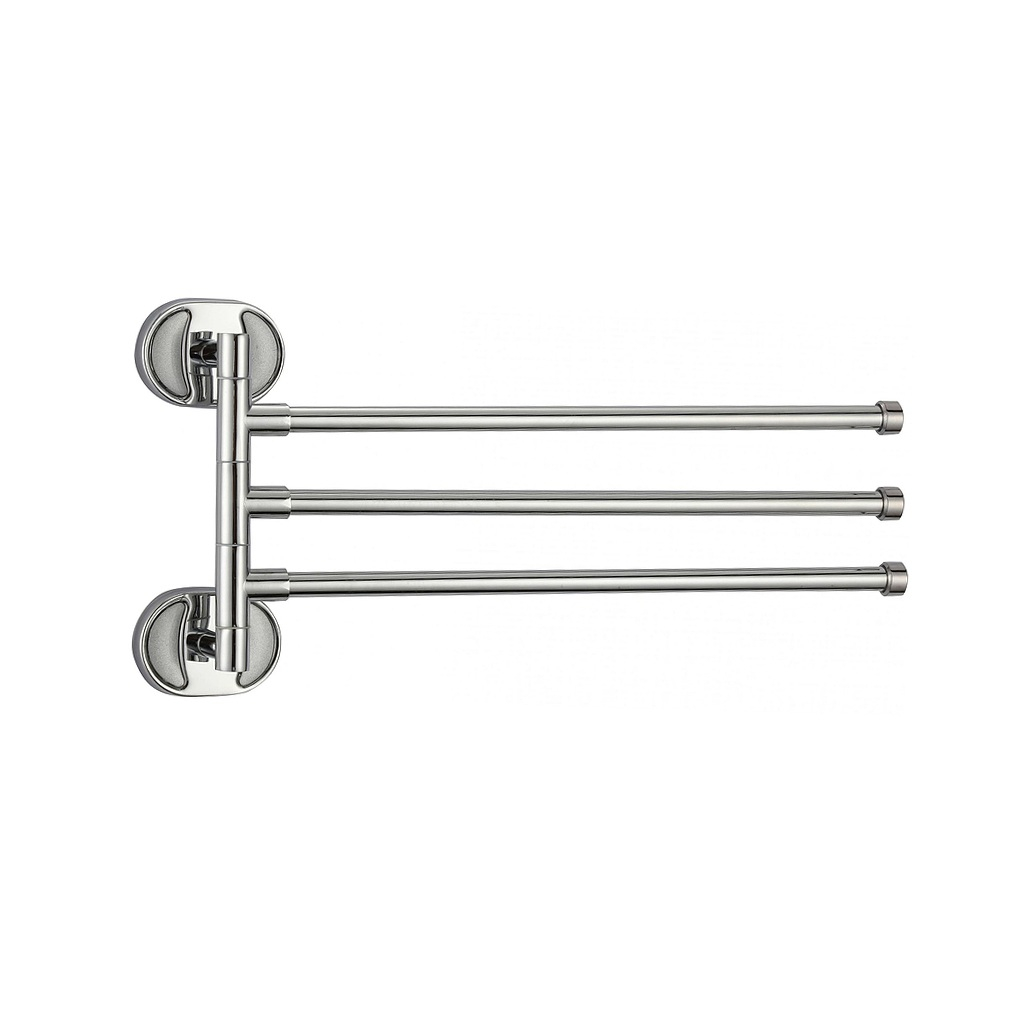 Полотенцедержатель поворотный тройной Frap F1913, латунь, хром, 37 см