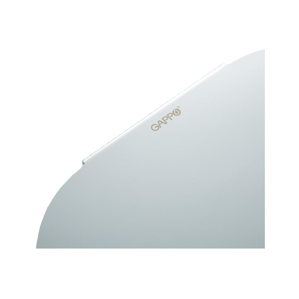 Держатель туалетной бумаги Gappo G30703 с полкой, нержавеющая сталь, хром