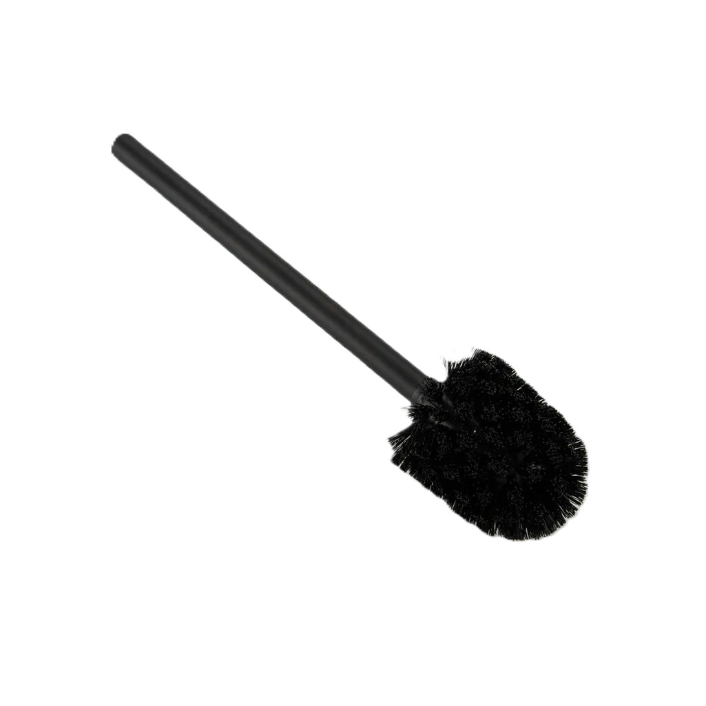 Ершик настенный для унитаза Gappo G30710-6, металл, стекло, черный