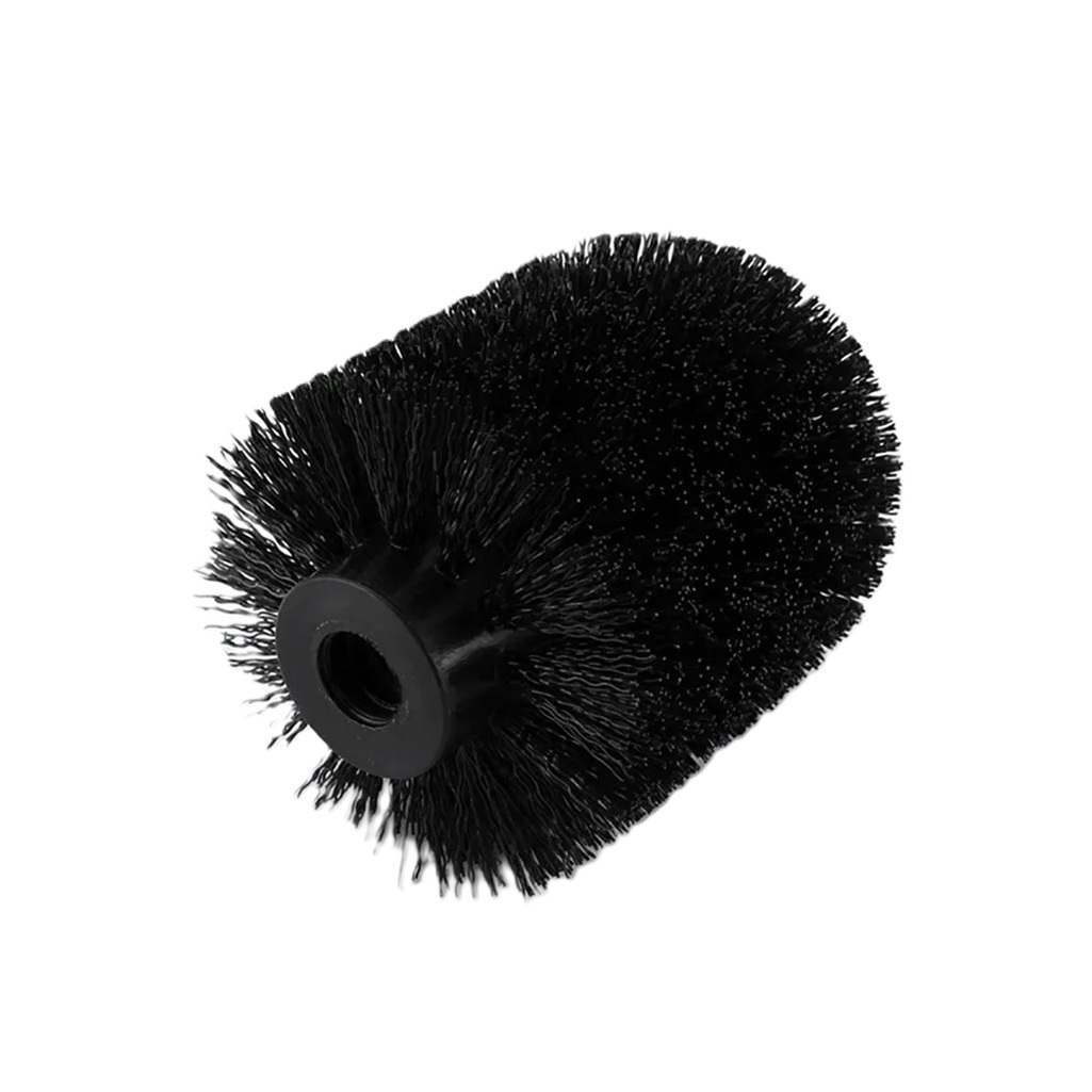 Ершик настенный для унитаза Gappo G30710-6, металл, стекло, черный