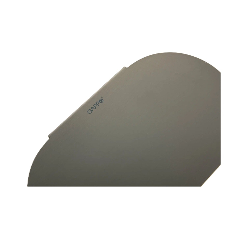 Держатель туалетной бумаги Gappo G30703-9 с полкой, оружейная сталь