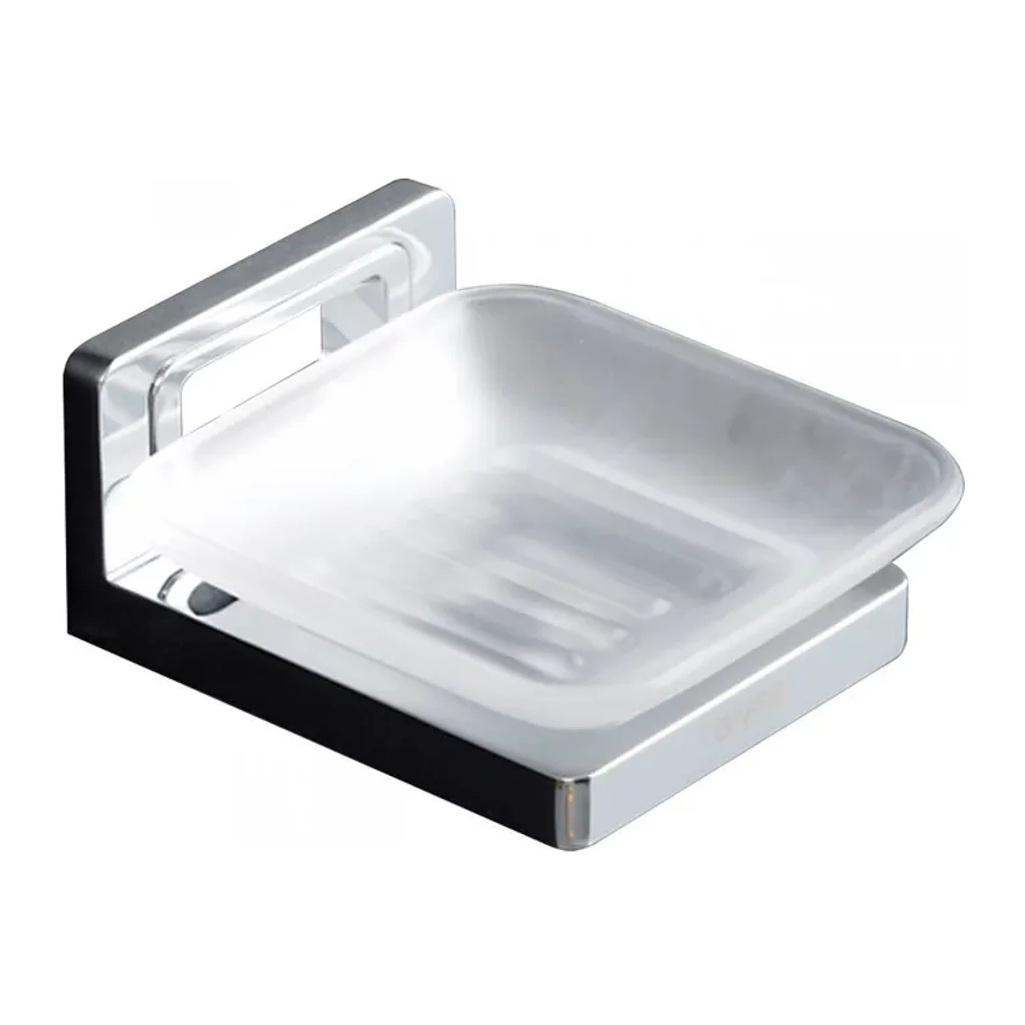 Мыльница настенная Gappo G30802 с держателем, нержавеющая сталь, хром 