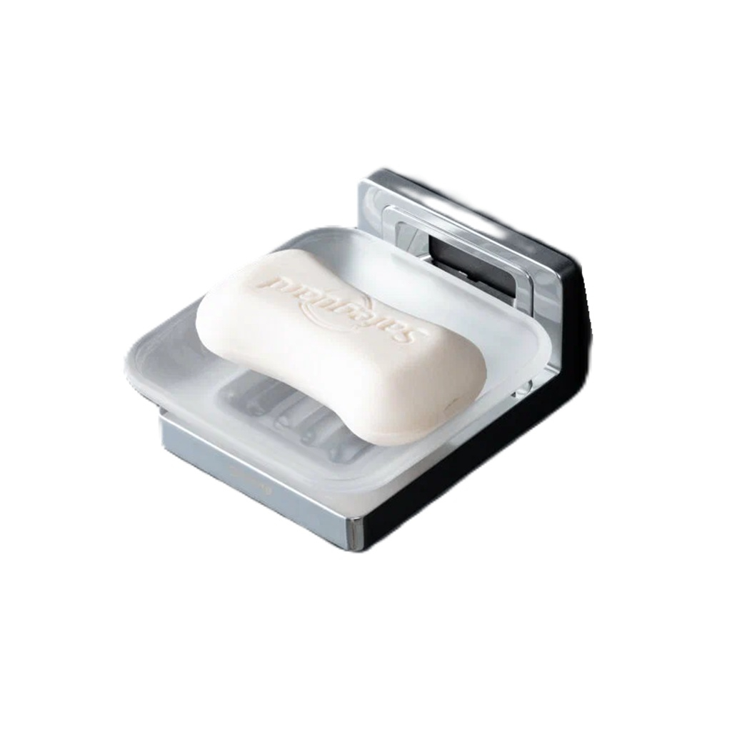 Мыльница настенная Gappo G30802 с держателем, нержавеющая сталь, хром 