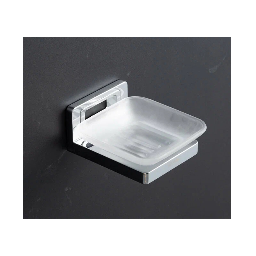 Мыльница настенная Gappo G30802 с держателем, нержавеющая сталь, хром 