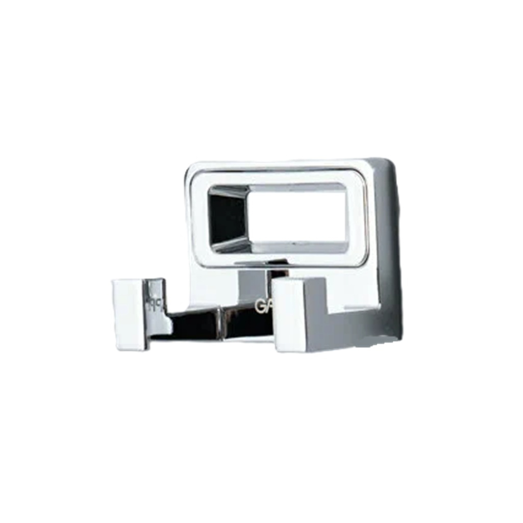 Крючок двойной Gappo G30805-2 для ванной комнаты, нержавеющая сталь, хром