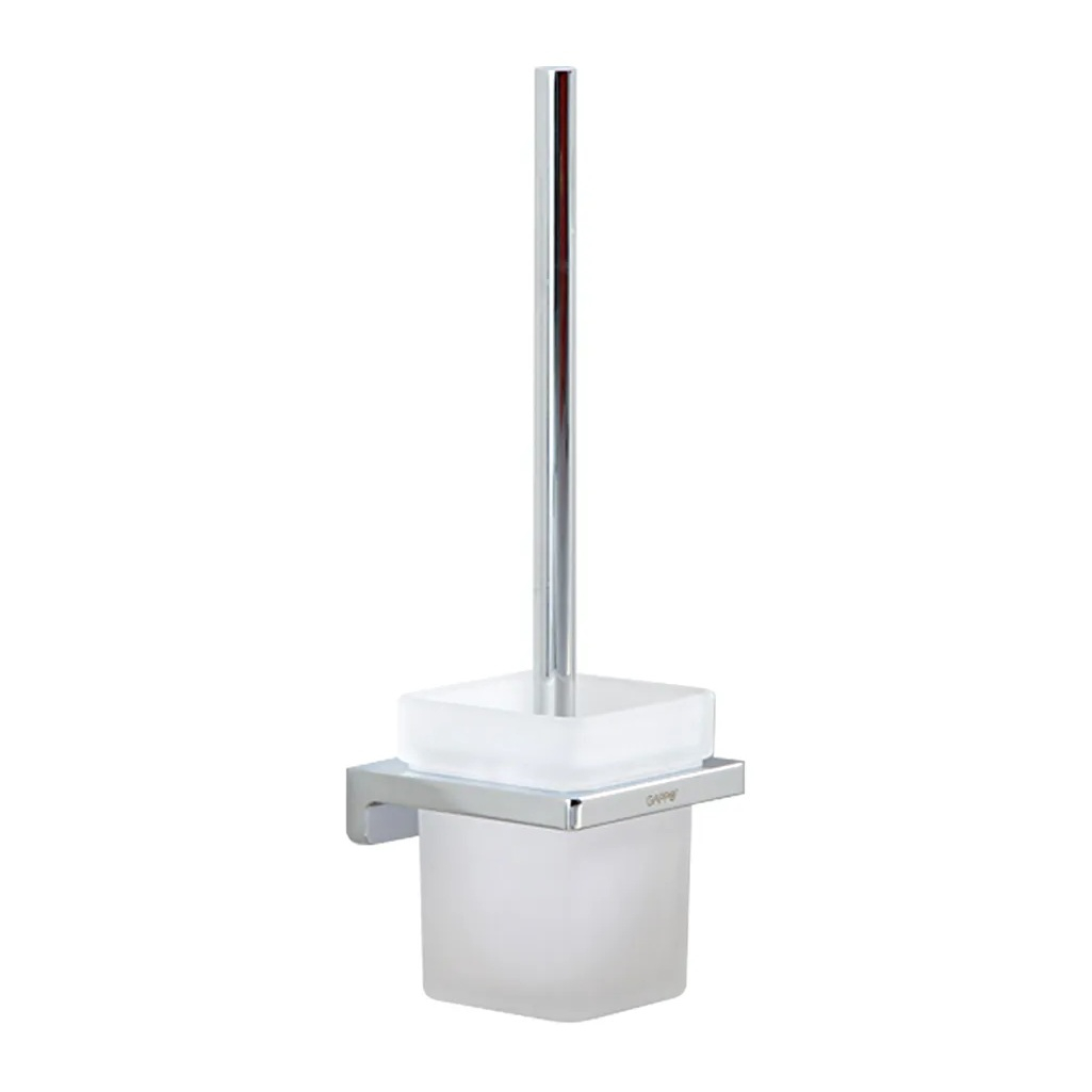 Ершик настенный для унитаза Gappo G30810, металл, стекло, хром