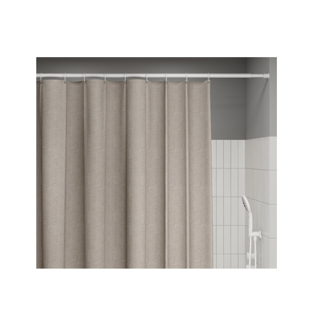 Карниз для ванной комнаты Iddis ELEGANTE RSW0120I14, телескопический, белый матовый, алюминий, 1100-2000 мм