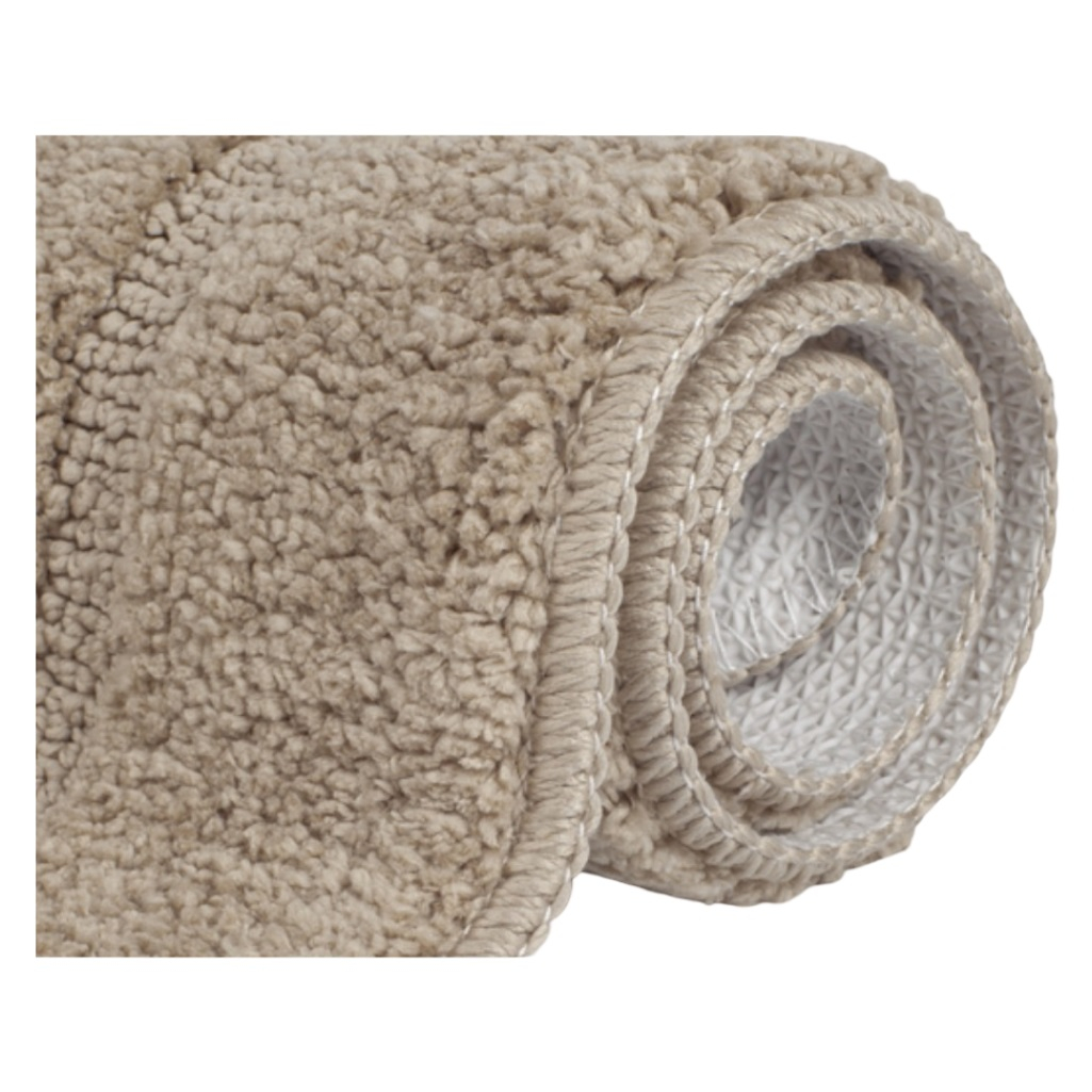 Коврик для ванной Iddis PSQS03MI12, 273250, микрофибра, светло-коричневый, 450х650 мм 