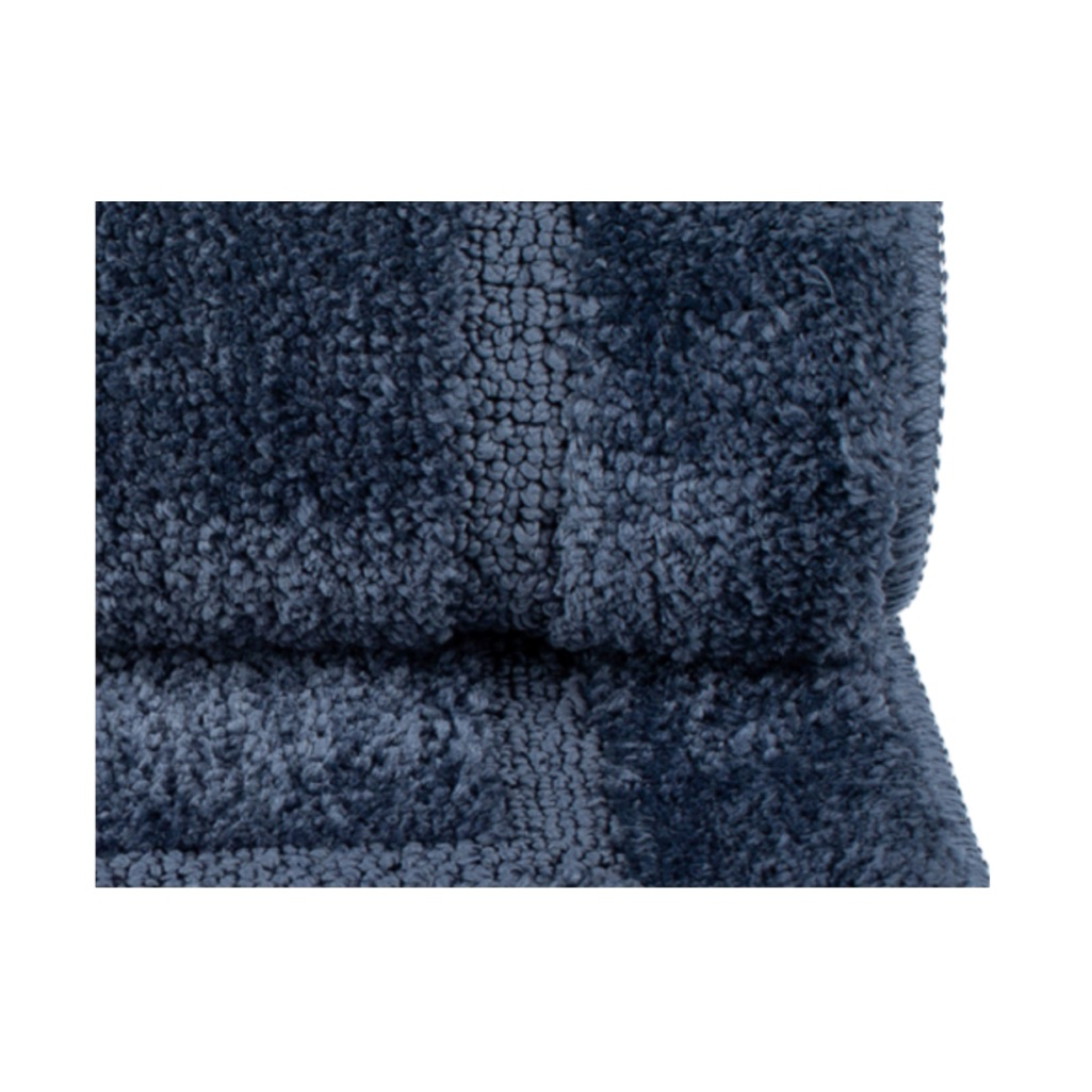 Коврик для ванной Iddis PSQS05MI12, 273249, микрофибра, синий, 650х450 мм