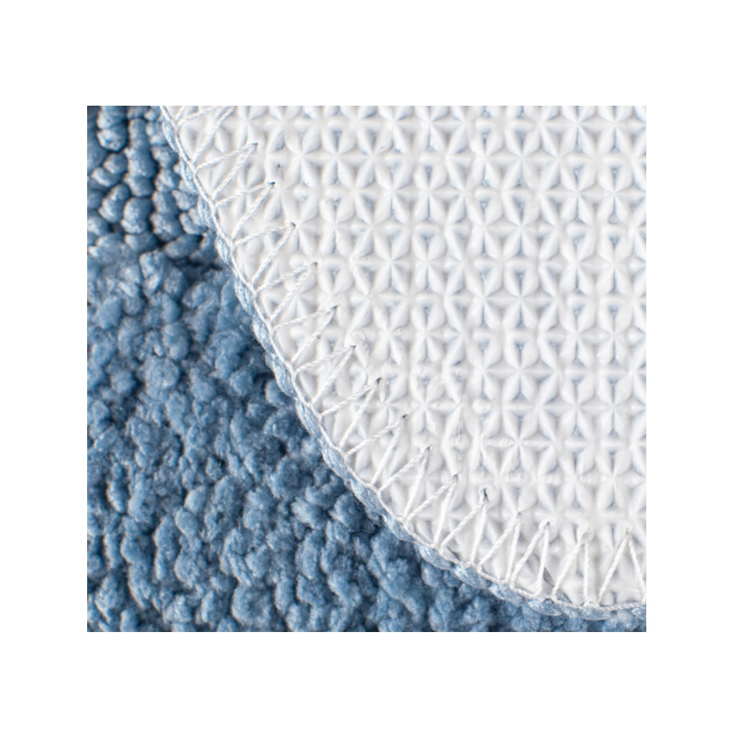 Набор ковриков для ванной Iddis PSET04MI13, микрофибра, голубой, 650х450 мм, 450х450 мм