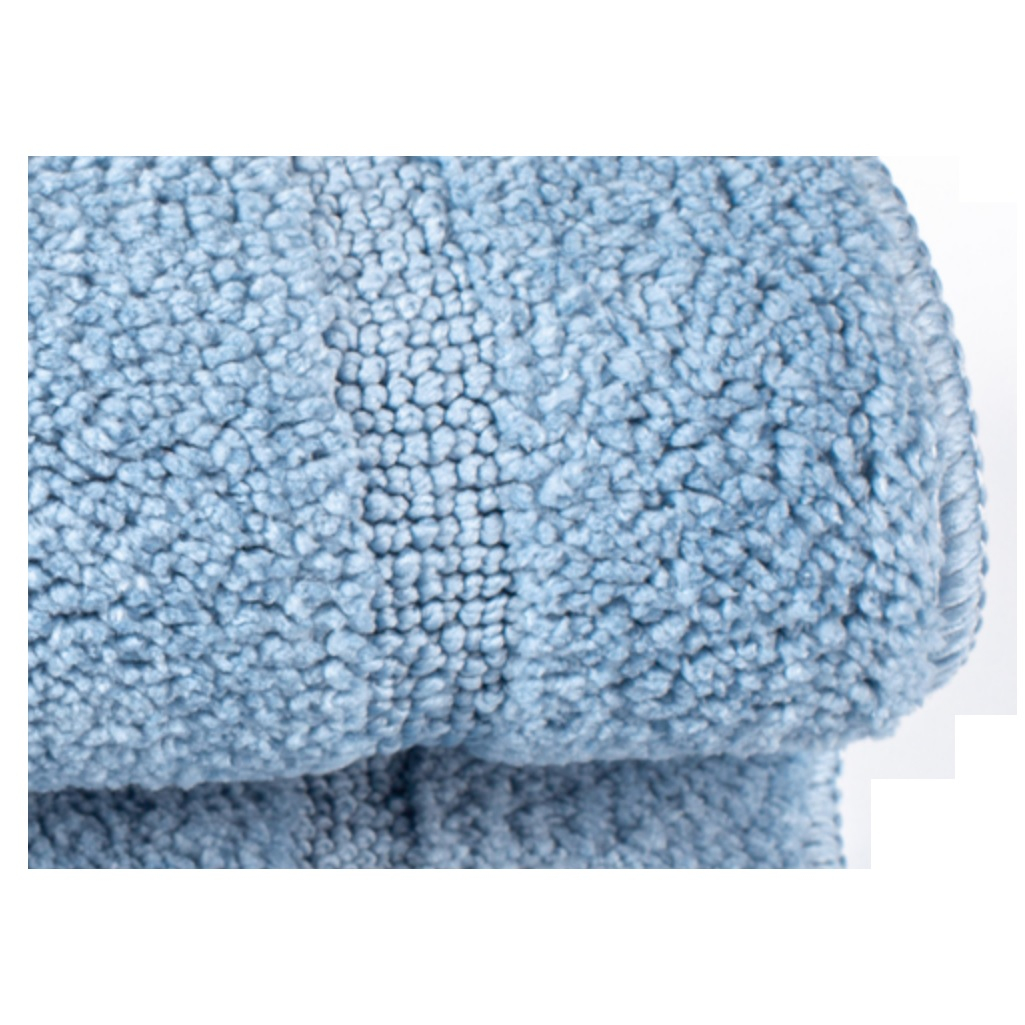 Набор ковриков для ванной Iddis PSET04MI13, микрофибра, голубой, 650х450 мм, 450х450 мм