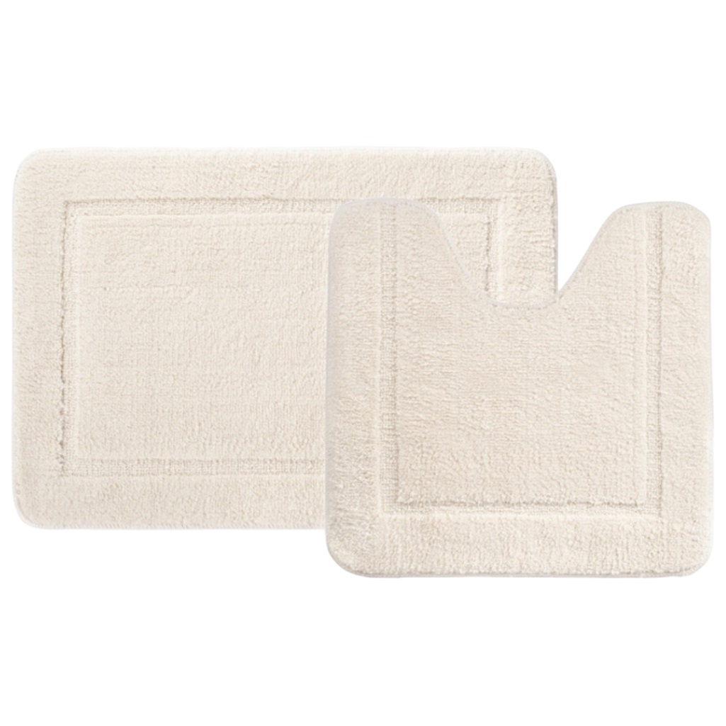 Набор ковриков для ванной Iddis PSET02MI13, микрофибра, светло-бежевый, 650х450 мм, 450х450 мм