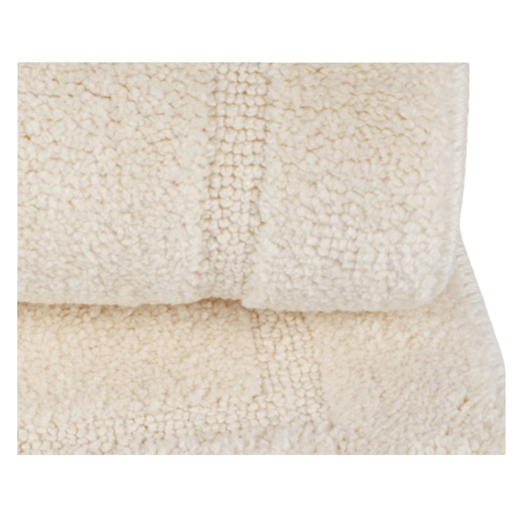 Набор ковриков для ванной Iddis PSET02MI13, микрофибра, светло-бежевый, 650х450 мм, 450х450 мм