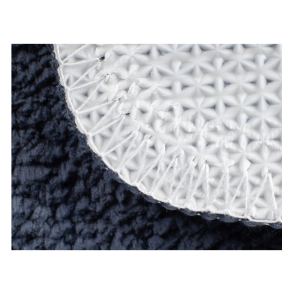 Набор ковриков для ванной Iddis PSET05MI13, микрофибра, синий, 650х450 мм, 450х450 мм