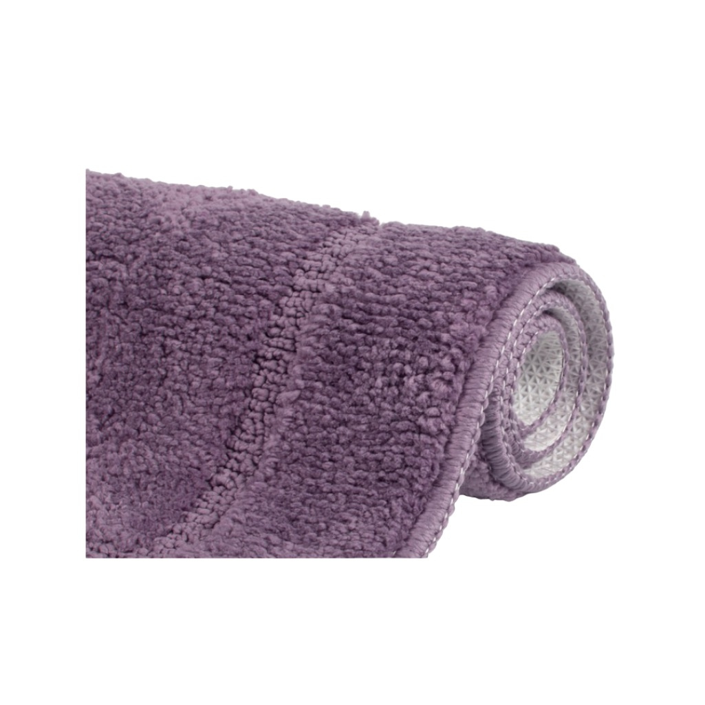 Набор ковриков для ванной Iddis PSET01MI13, микрофибра, фиолетовый, 650х450 мм, 450х450 мм