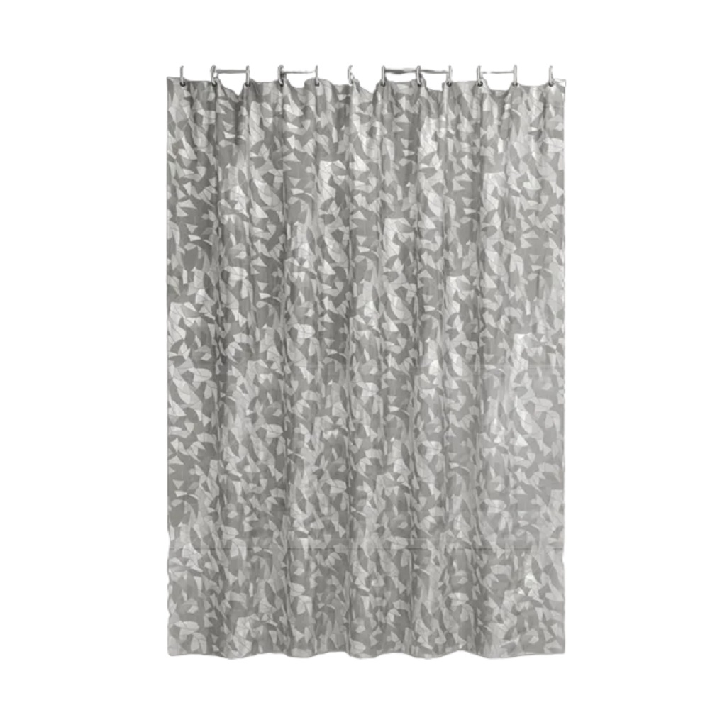 Штора для ванной 3D IDDIS P02PV18I11, полиэтиленвинилацетат, 1800х2000 мм, прозрачный