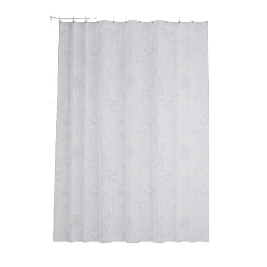 Штора для ванной IDDIS BD03P18I11, полиэстер, 1800х2000 мм, белый