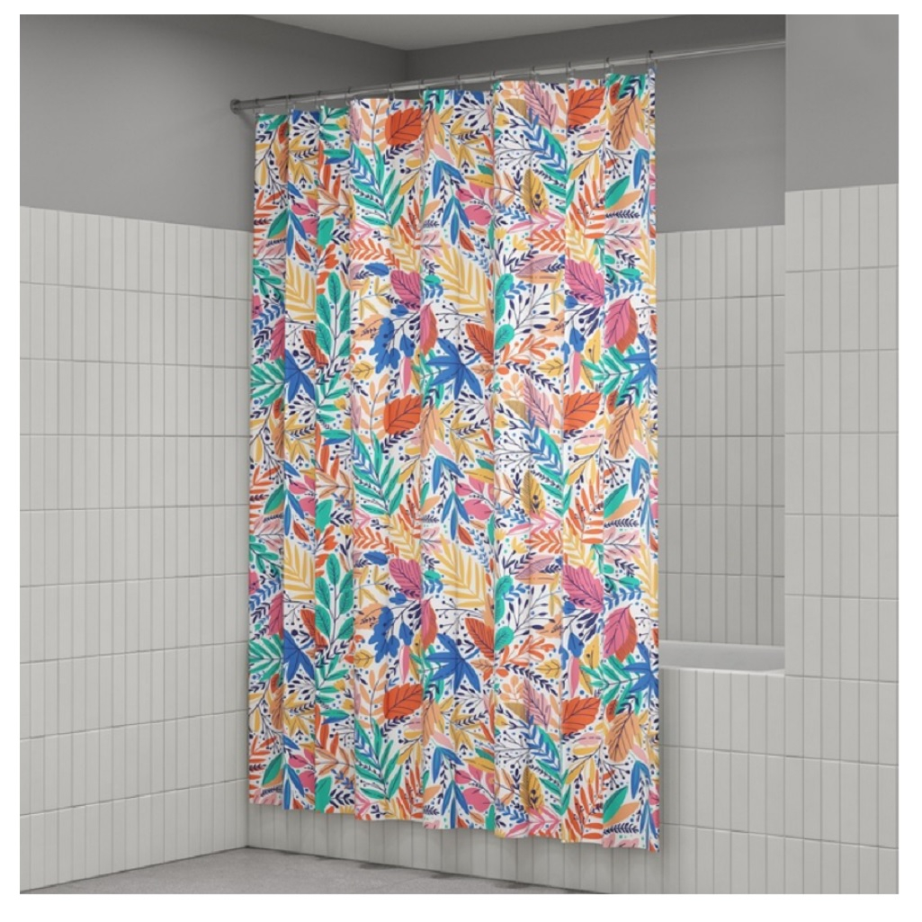 Штора для ванной IDDIS BF04P18I11, полиэстер, 1800х2000 мм, мультиколор