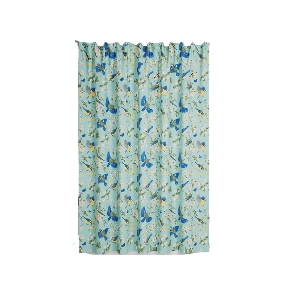 Штора для ванной 3D IDDIS BP03P18I11, полиэстер, 1800х2000 мм, зеленый