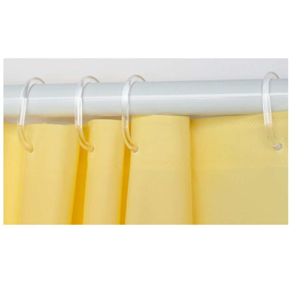 Штора для ванной IDDIS P06PE18I11, полиэтилен, 1800х2000 мм, желтый