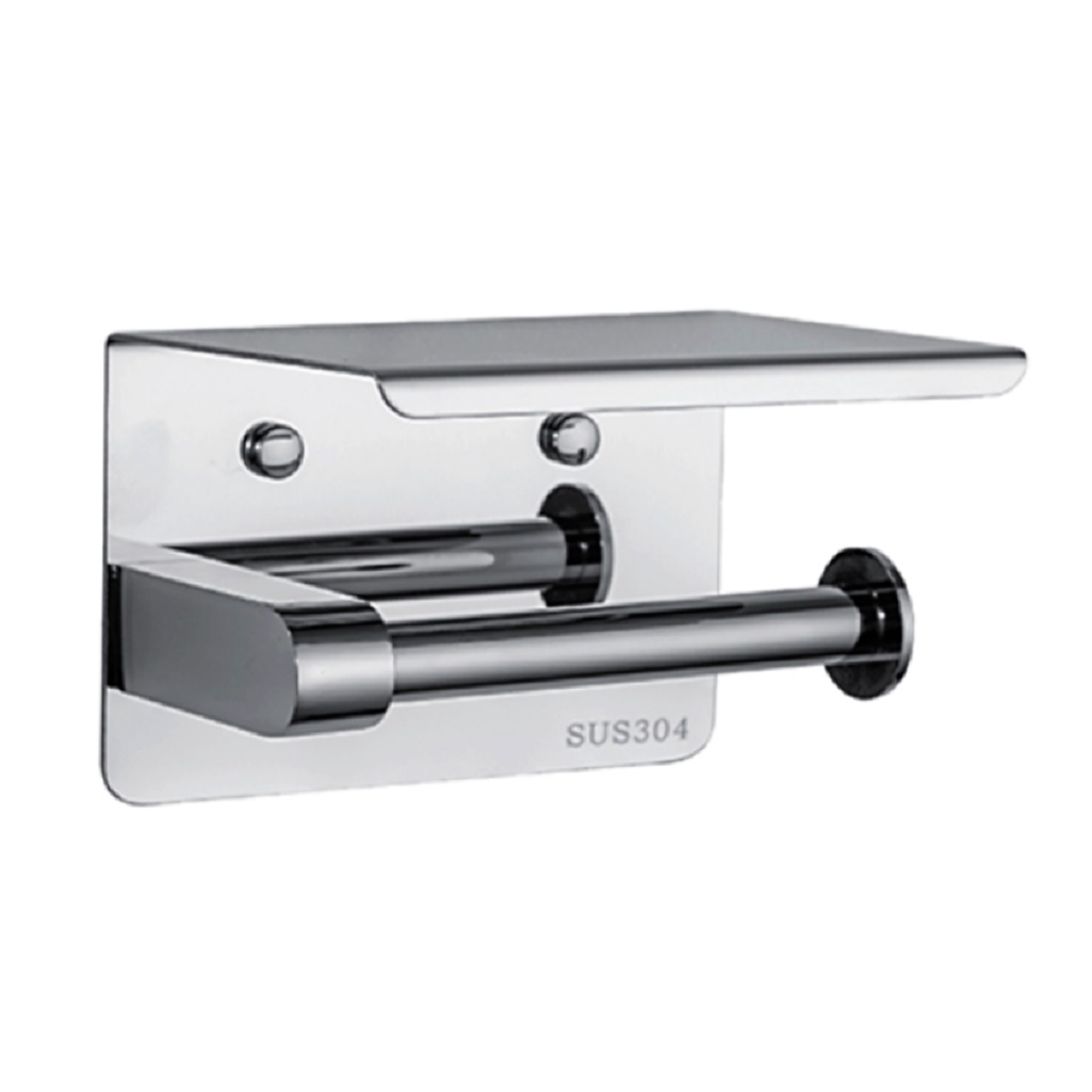 Держатель туалетной бумаги Frap F502  с полочкой