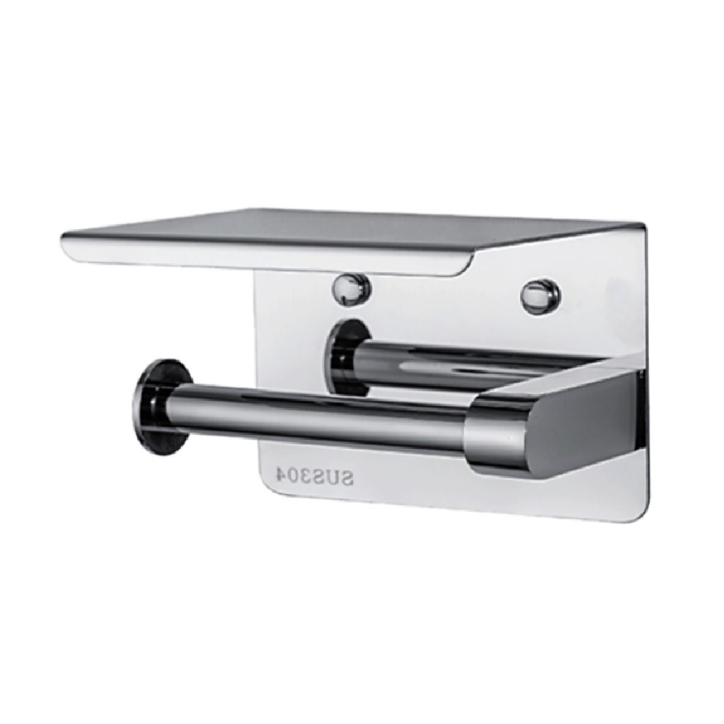 Держатель туалетной бумаги Frap F502  с полочкой