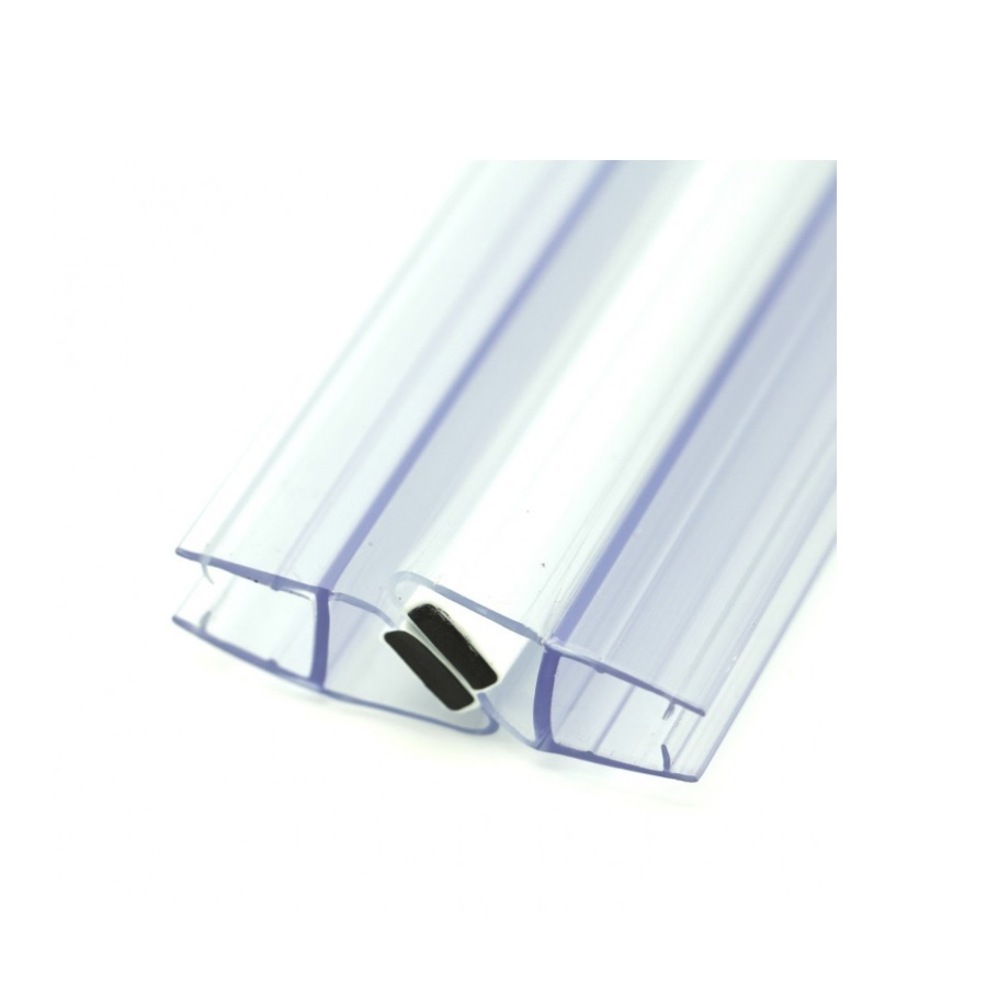 Профиль силиконовый с магнитной лентой ПСМ-01 6-190, 6 мм, 190 см, комплект 2 шт