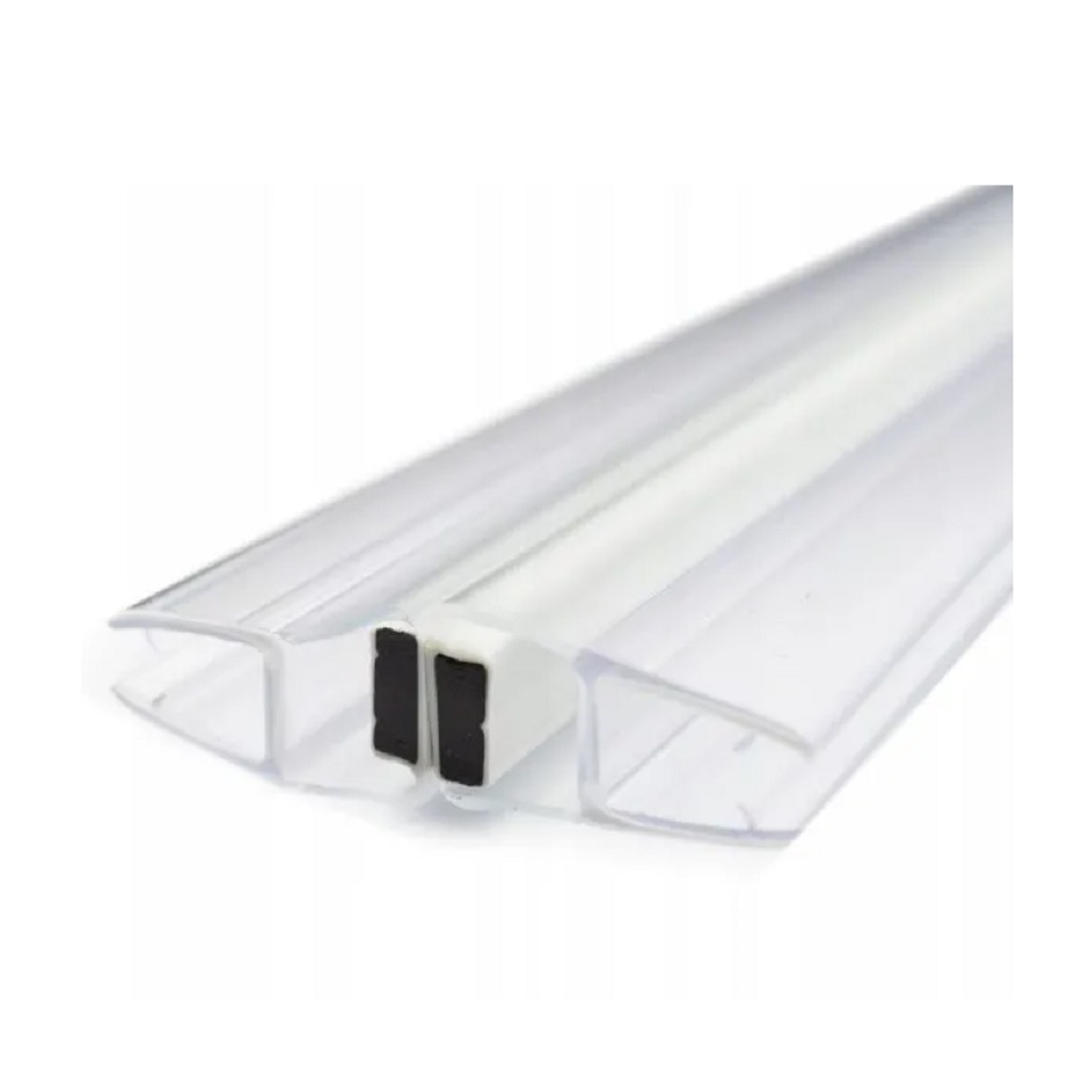 Профиль силиконовый с магнитной лентой 8 мм, 190 см ПСМ-01 8-190, 2 шт.