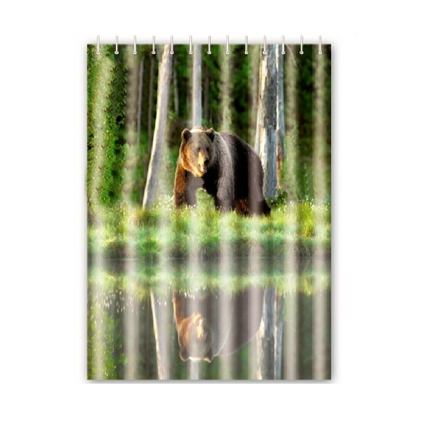 Шторка для ванной комнаты 180х180 см Природа Frap F8608 