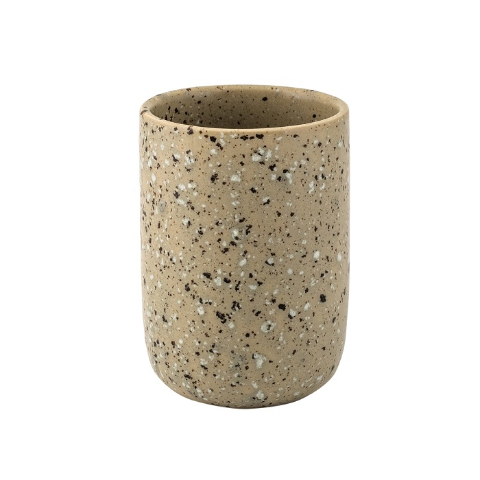 Стакан для ванной комнаты Swensa Etna керамика бежевый SWTC-6080BG-C