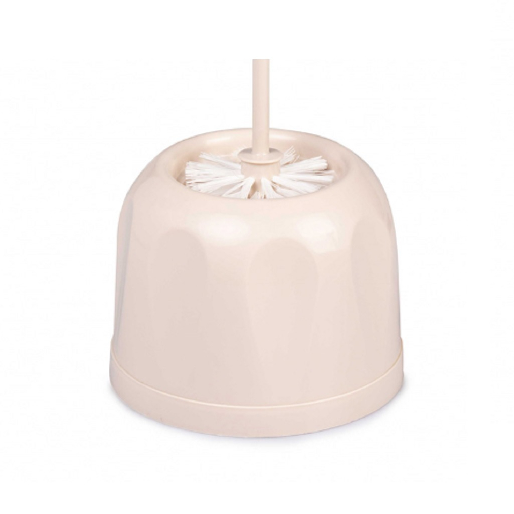 Ершик для унитаза Альтернатива 263231 с подставкой, бежевый 12.2х16 см