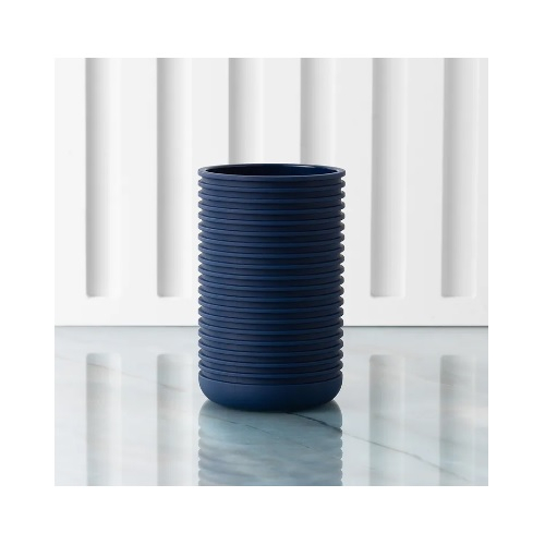 Стакан для щеток Еврогарант Dark Sea пластиковый 6.5х6.5х10.9 см