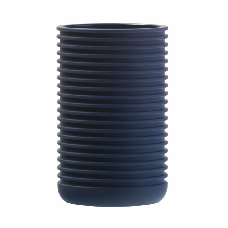 Стакан для щеток Еврогарант Dark Sea пластиковый 6.5х6.5х10.9 см