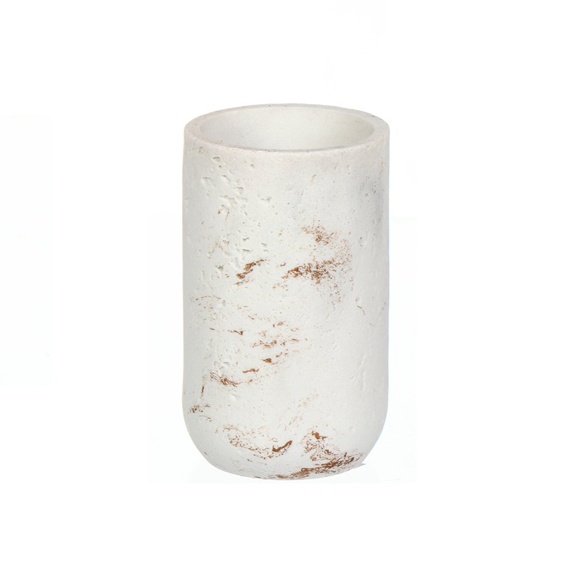 Стакан для зубных щеток Мрамор BRE1440AA-TB 7х7х11.5 см