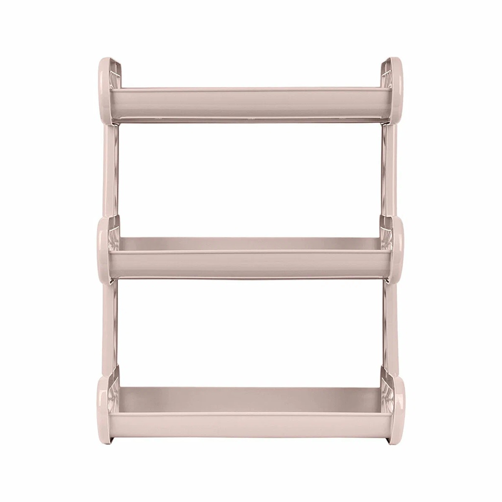 Полка для ванной Keeplex Regular трехъярусная, пластик, бежевый топаз, 170х324х418 мм