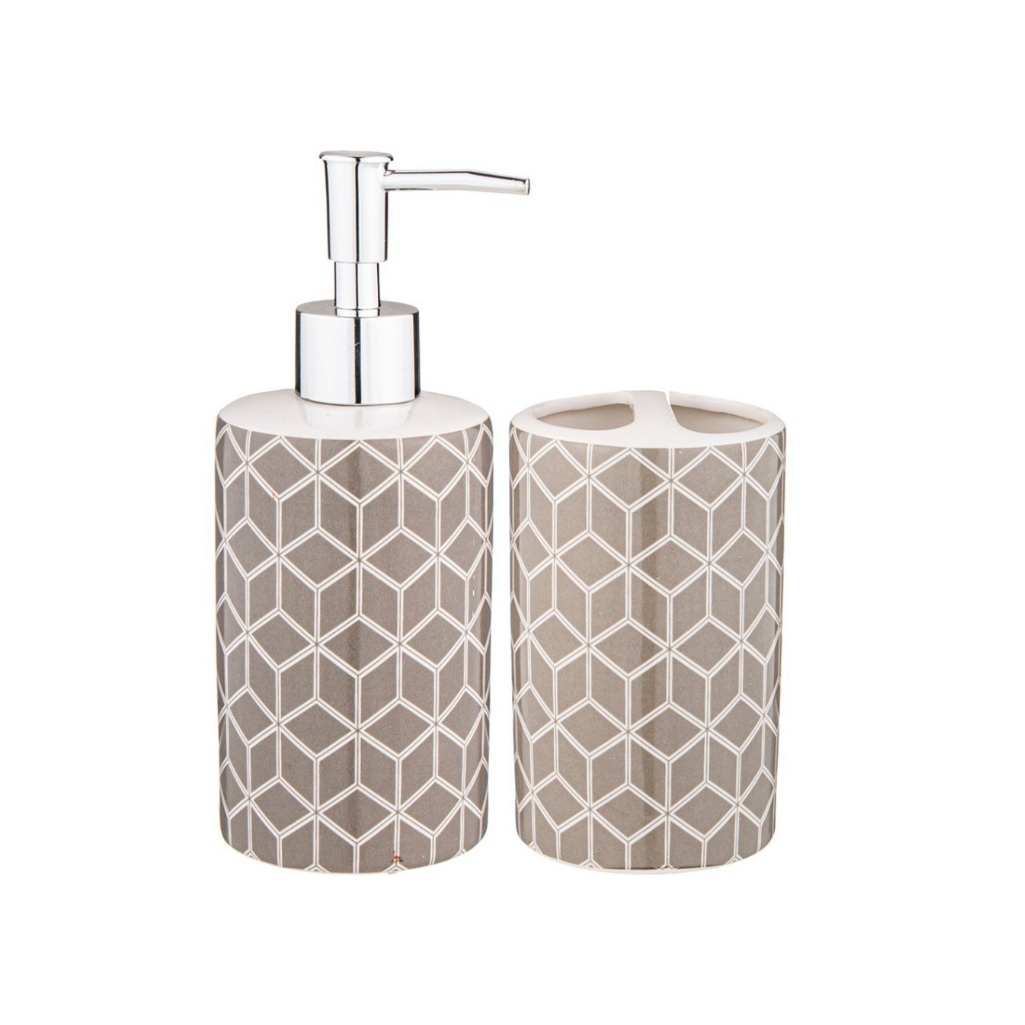 Стакан для зубных щеток Lefard 755-1017, керамический, 370 мл