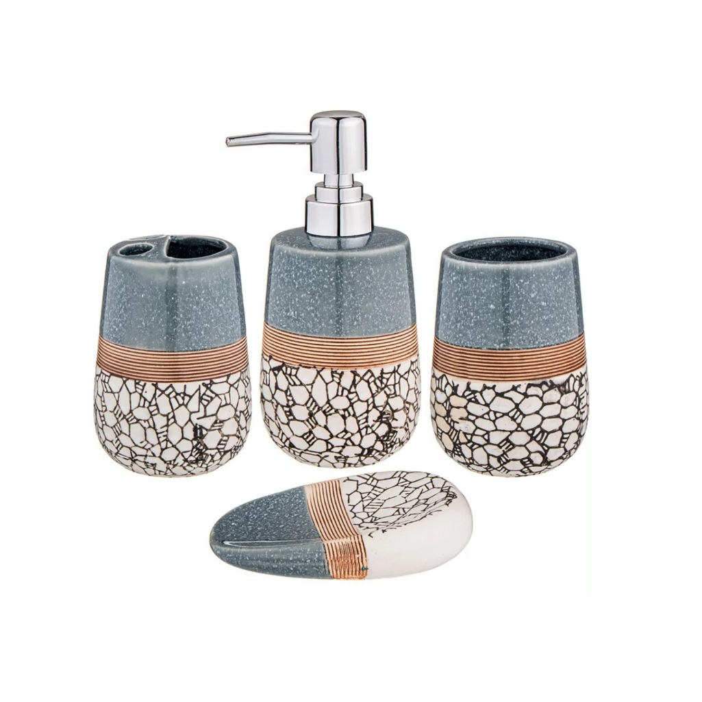 Мыльница Lefard 755-1021, тонкая керамика, ассиметричная форма для отвода воды