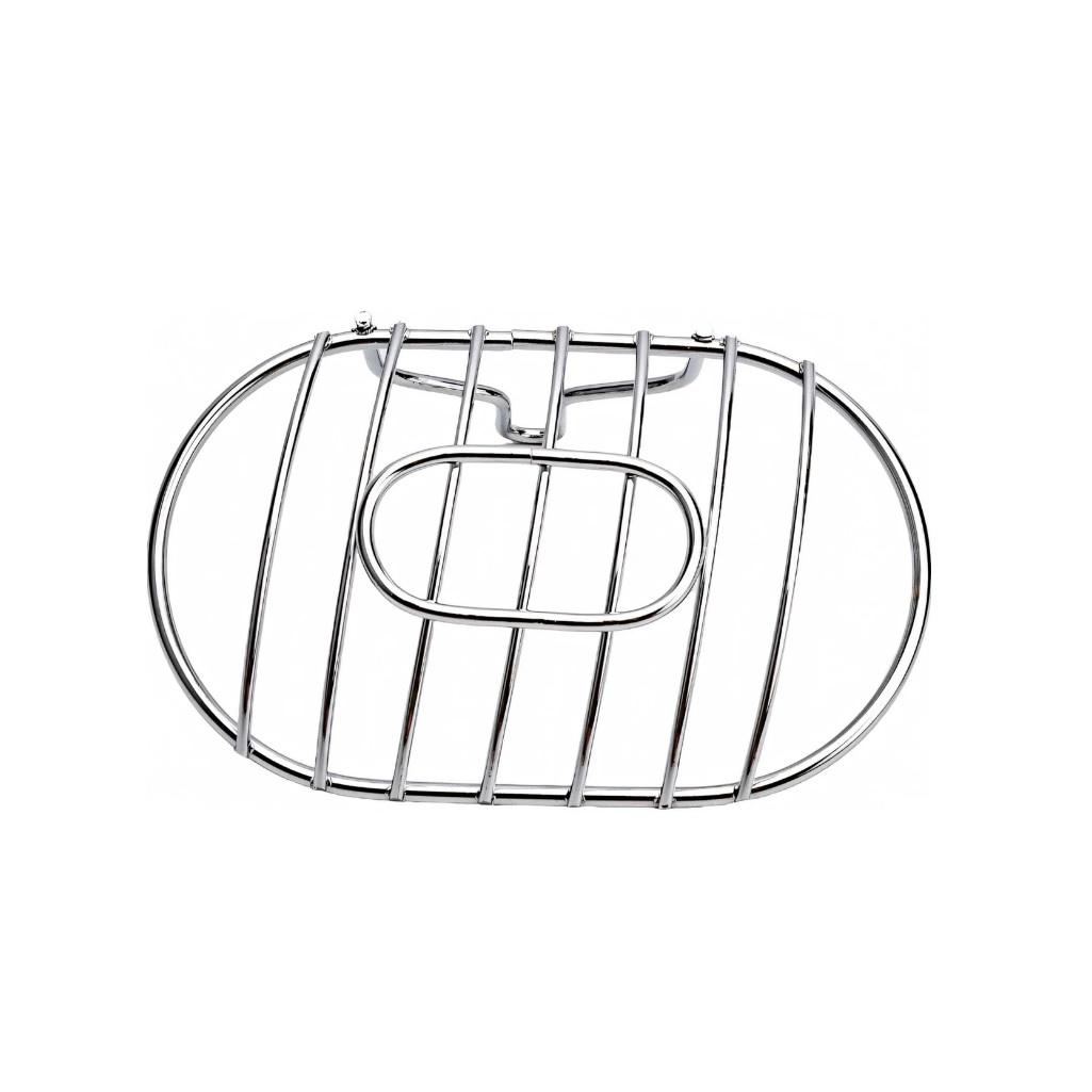 Мыльница Рыжий Кот W2732, на присоске, хромированная, овальная 