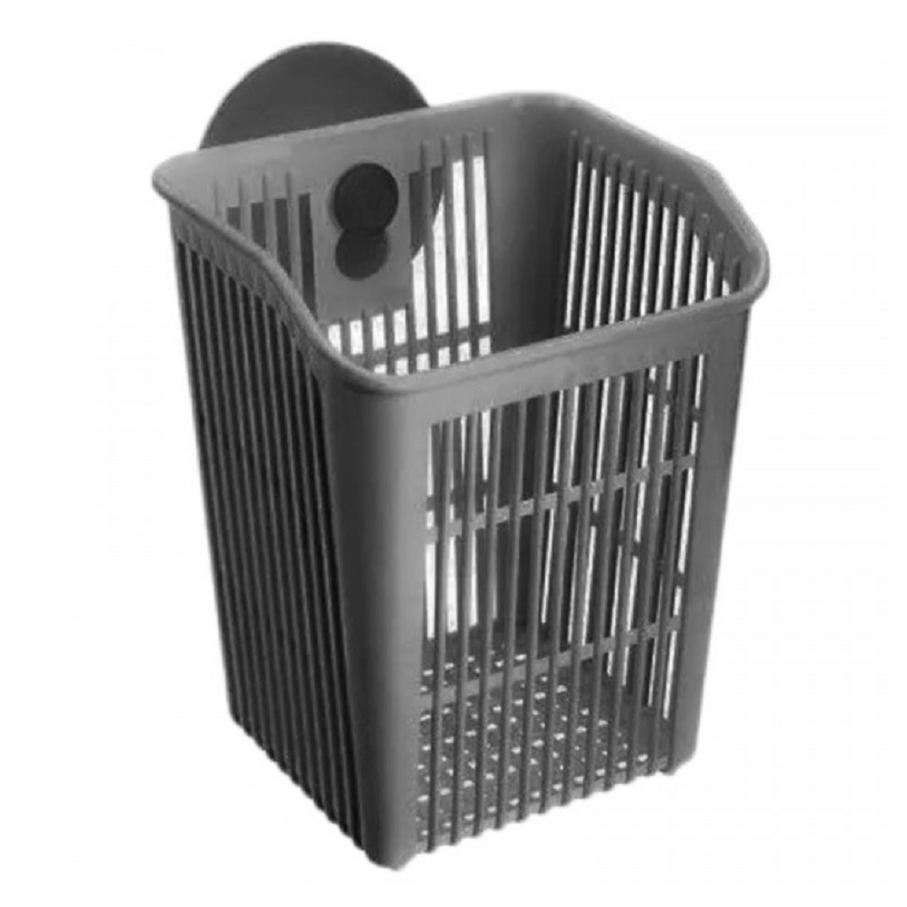 Держатель подвесной Econova Helper 43322741595, на присосках, темно-серый, 94х95х121 мм