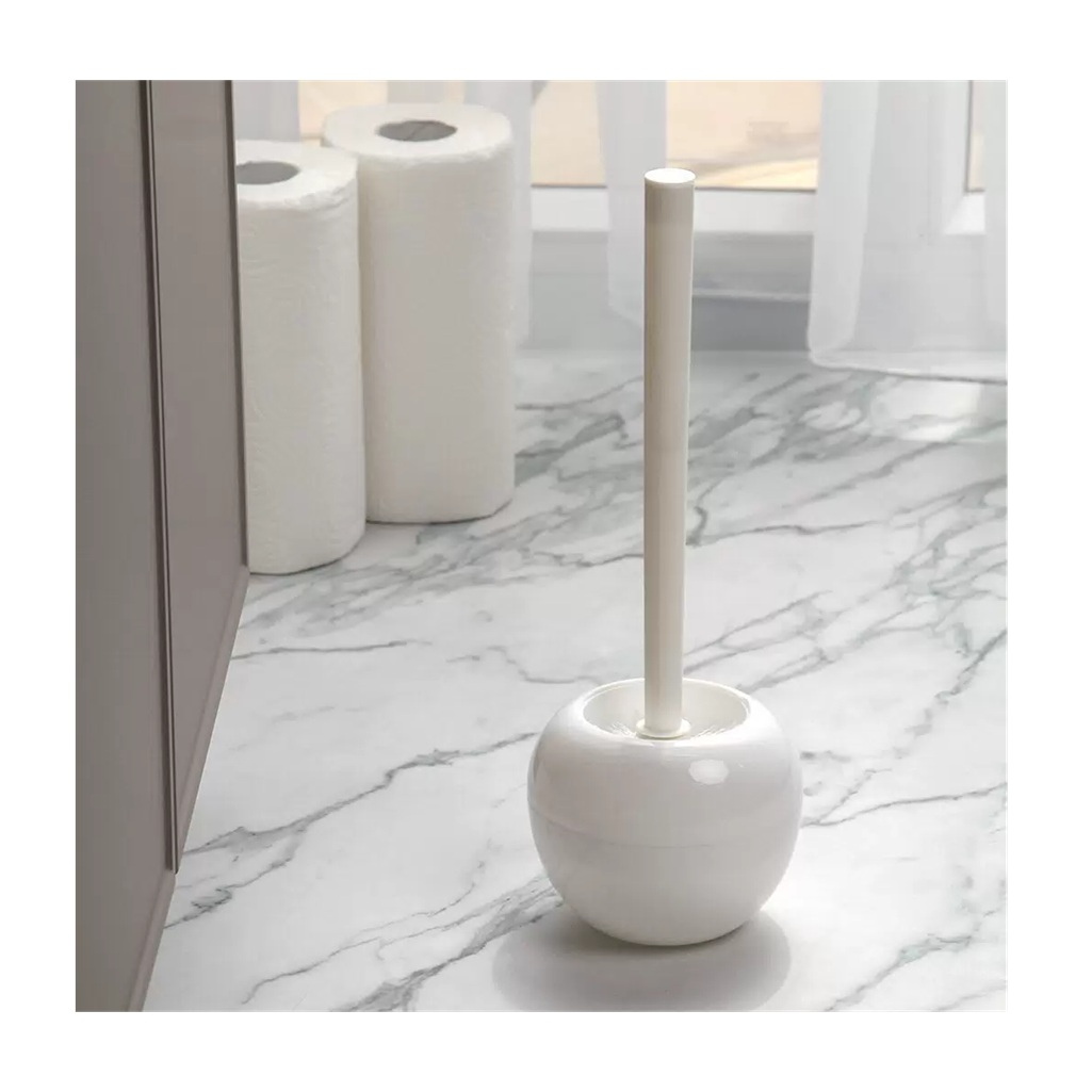 Ершик туалетный Y4-9834 с подставкой, пластик, различные цвета