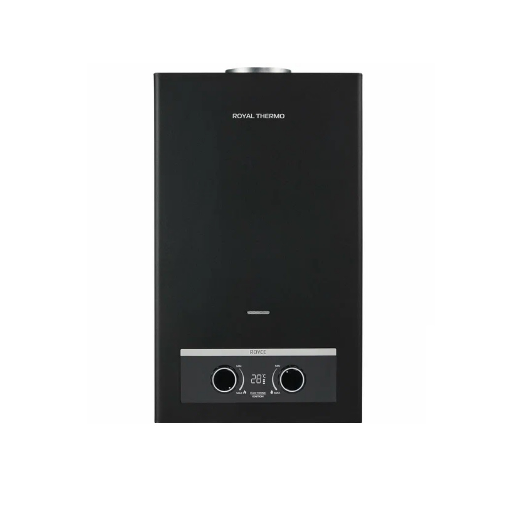 Колонка газовая Royal Thermo GWH 11 Royce Grafit, настенная, горелка из нержавеющей стали