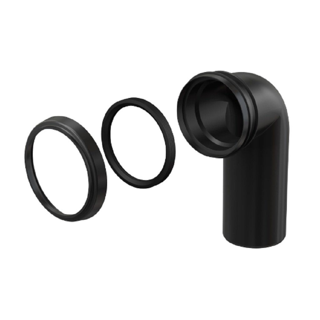 Колено стока AlcaPlast M908 комплект 90/90, полипропилен, для инсталляций