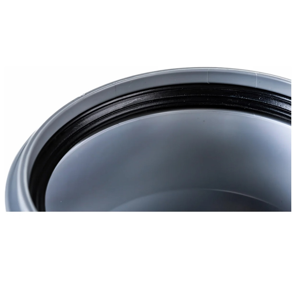 Отвод Ostendorf, НТВ, 87°, 90, 90, PP, полипропилен, раструбное соединение, серый