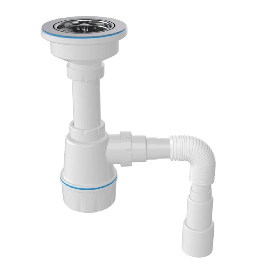 Сифон для мойки Nova Plumbing Solution 1042, с выпуском 3 1/2