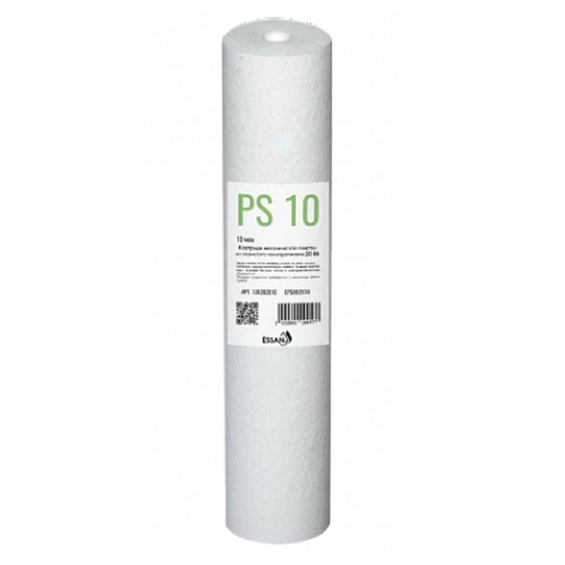 Картридж сменный полипропилен Essan EРSВВ2010, для корпуса 20BB, 10 мкм
