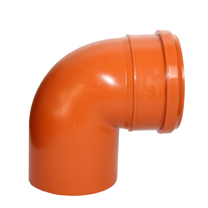 Отвод D-110 мм Х 87х30, красный