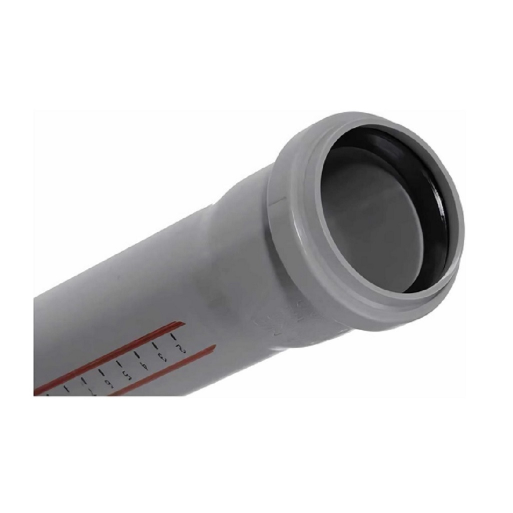 Труба канализационная Ostendorf, НТЕМ, диаметр - 40 мм, длина - 250 мм, PP полипропилен, серая