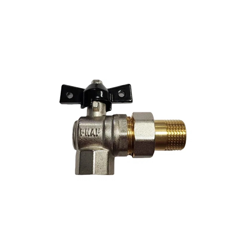 Кран Frap шаровый американка угловой 1/2 F215.04 