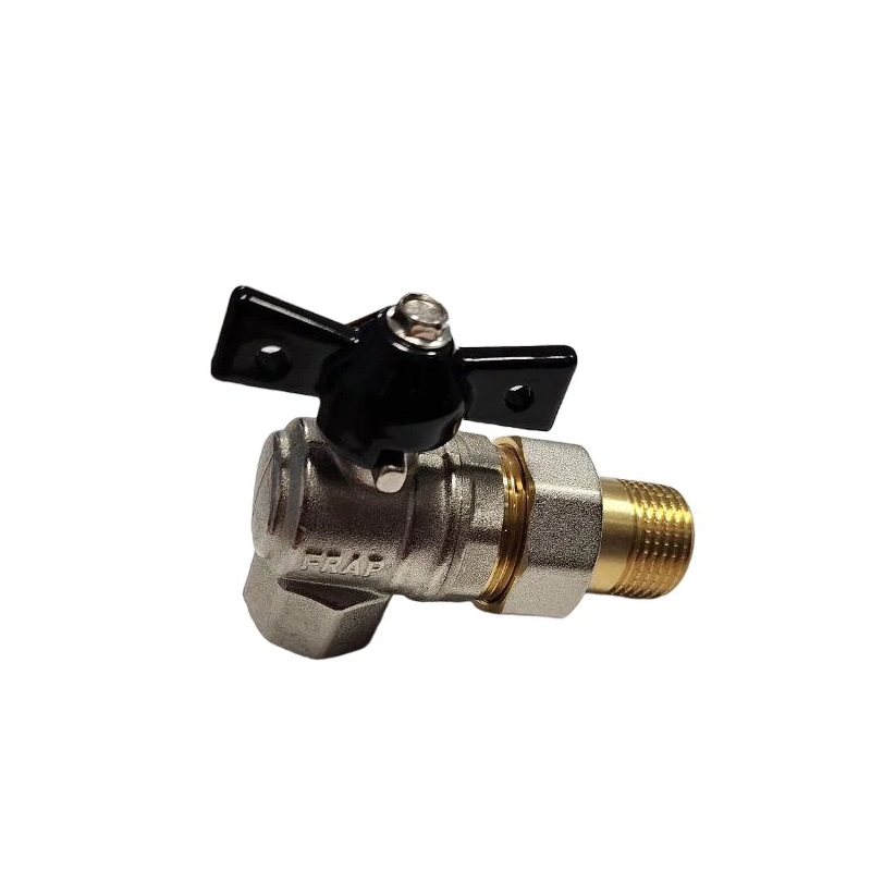 Кран Frap шаровый американка угловой 1/2 F215.04 